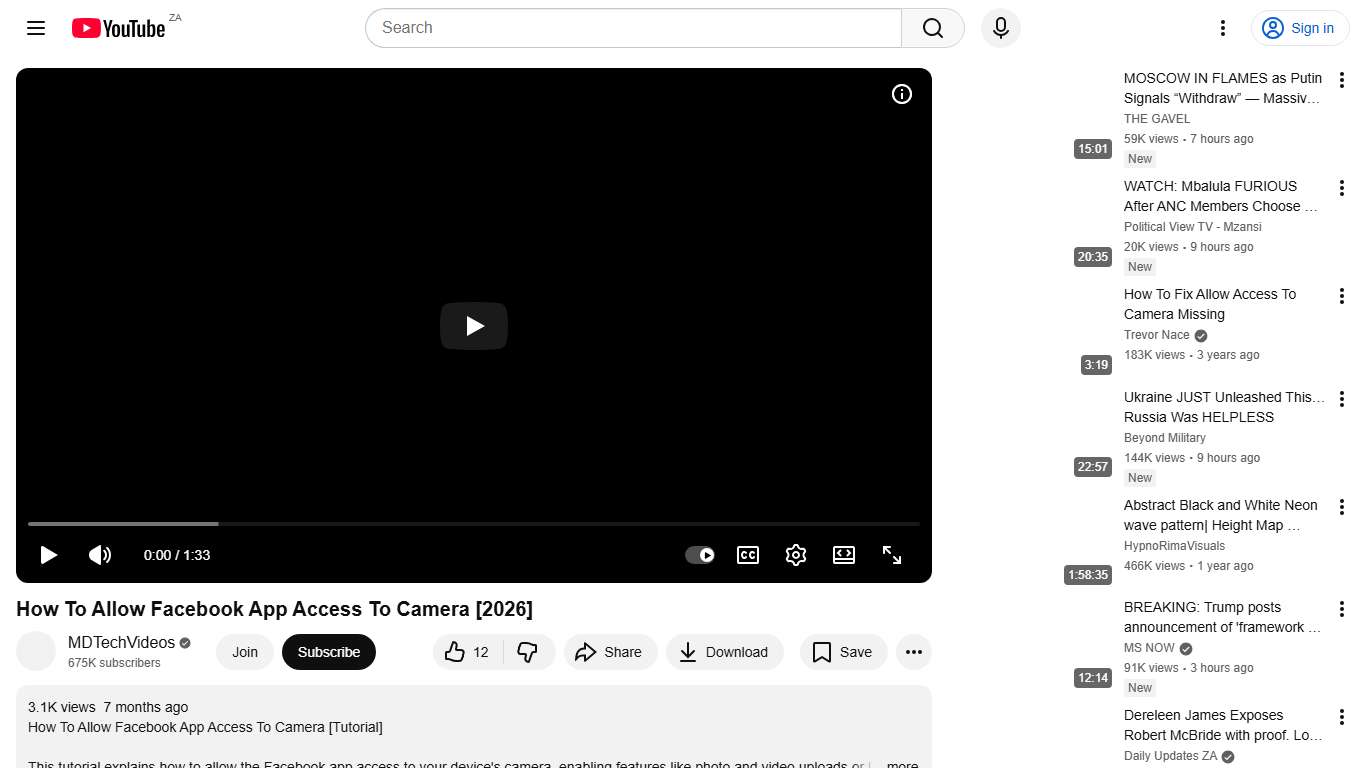 How To Allow Facebook App Access To Camera [2026] - YouTube